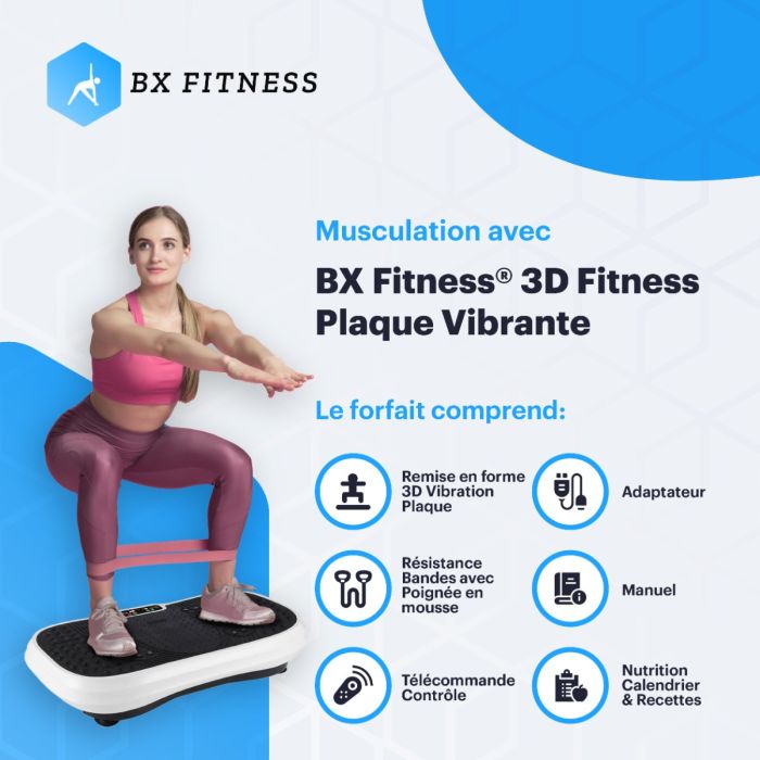 BX Fitness® - Vibration Plate 3D Sport
