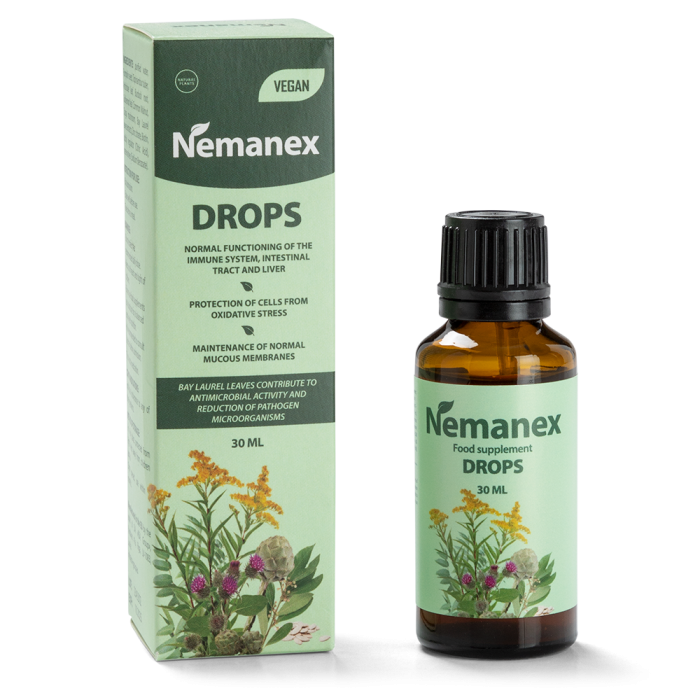 Nemanex: gotas que eliminan parásitos y purifican el cuerpo